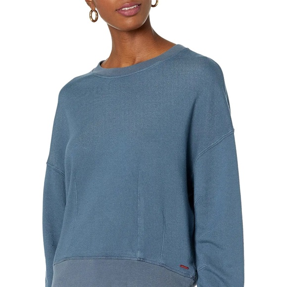 NWT n:Philanthropy Sela Sweatshirt Crewneck in Blue Mirage Size M - Picture 9 of 13